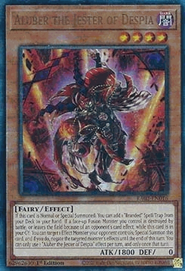 Aluber the Jester of Despia (V.7 - Ultimate Rare)