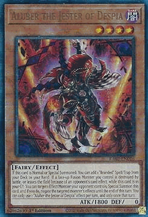 Aluber the Jester of Despia (V.7 - Ultimate Rare)
