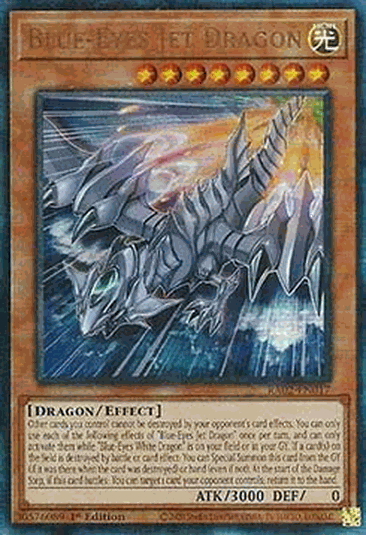 Blue-Eyes Jet Dragon (V.7 - Ultimate Rare)