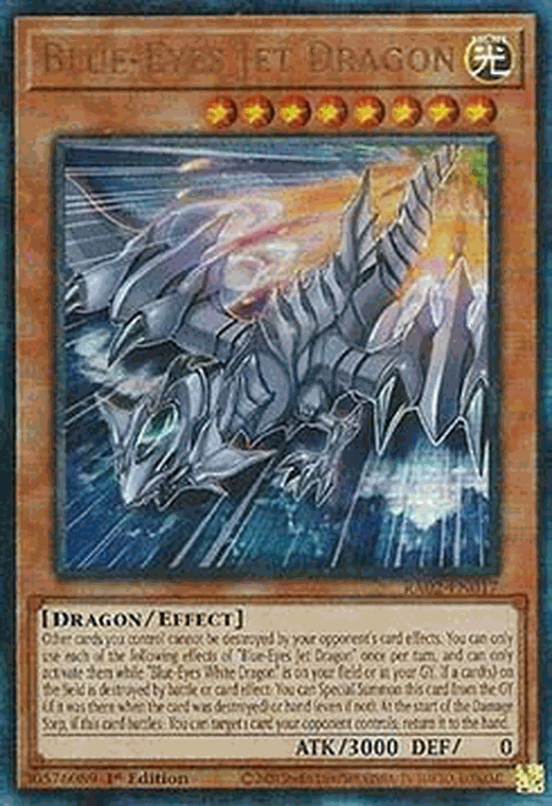 Blue-Eyes Jet Dragon (V.7 - Ultimate Rare)