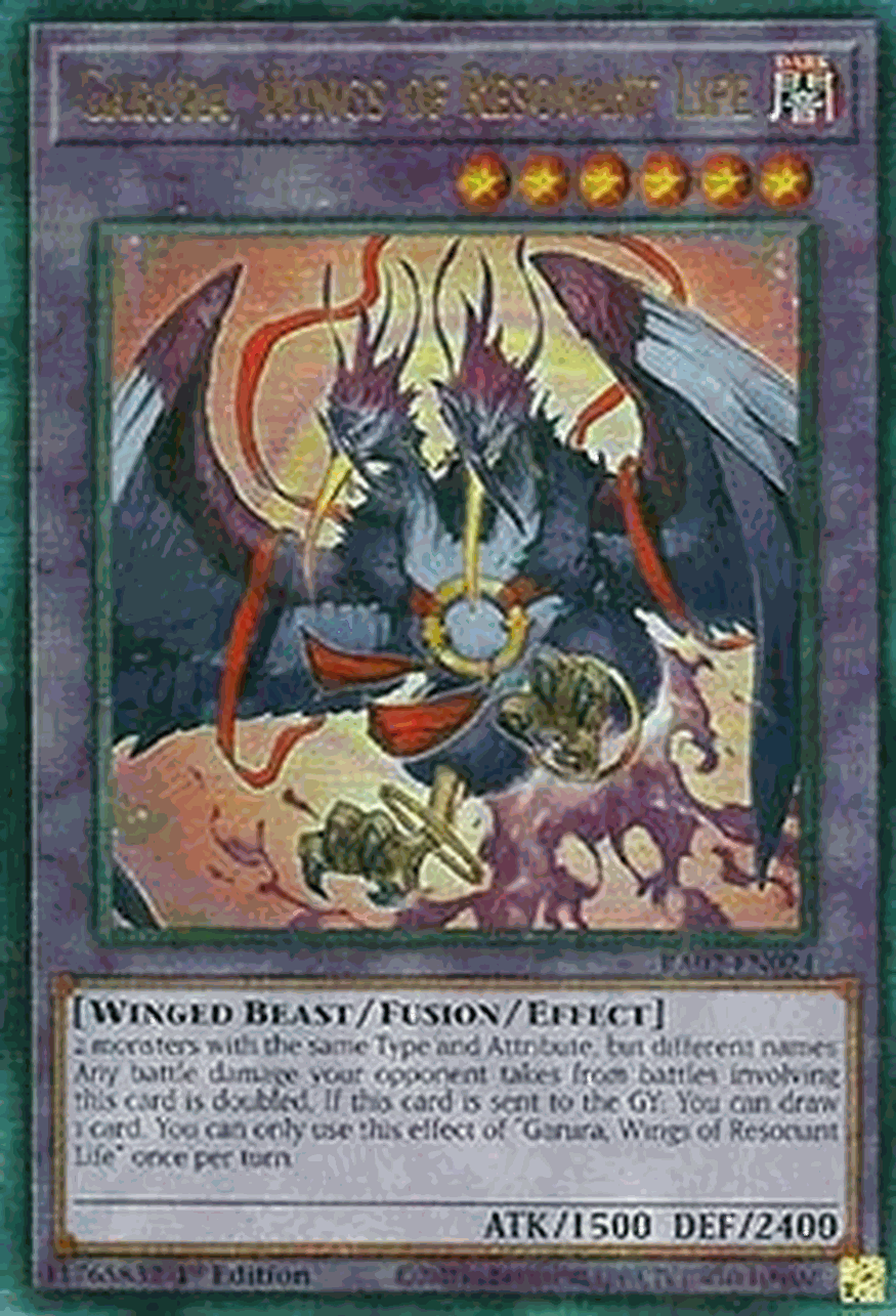 Garura, Wings of Resonant Life (V.7 - Ultimate Rare)