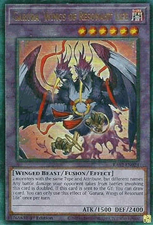 Garura, Wings of Resonant Life (V.7 - Ultimate Rare)