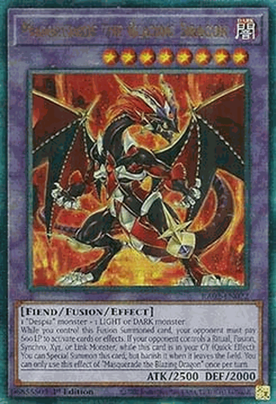 Masquerade the Blazing Dragon (V.7 - Ultimate Rare)
