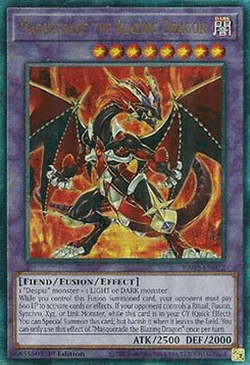 Masquerade the Blazing Dragon (V.7 - Ultimate Rare)