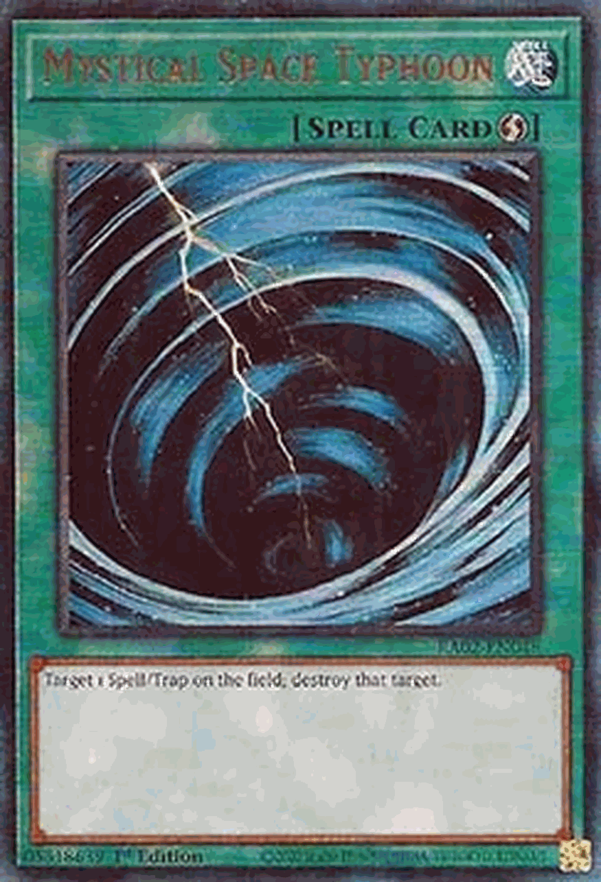 Mystical Space Typhoon (V.7 - Ultimate Rare)