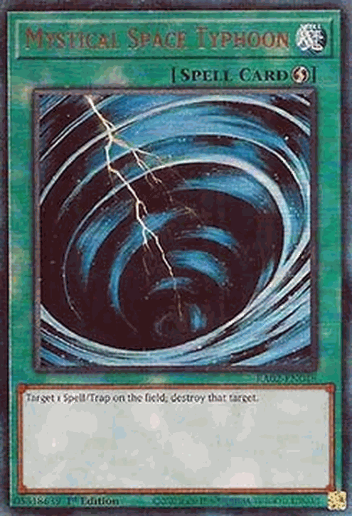 Mystical Space Typhoon (V.7 - Ultimate Rare)