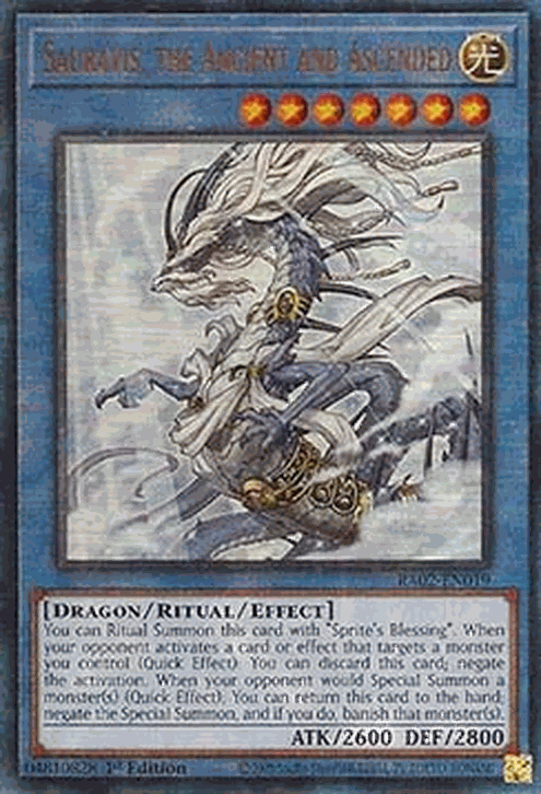 Sauravis, the Ancient and Ascended (V.7 - Ultimate Rare)