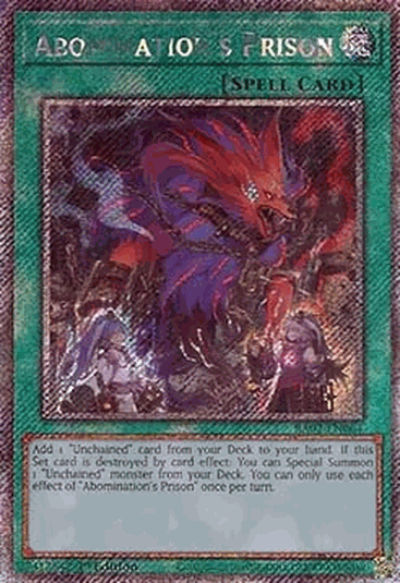 Abomination’s Prison (V.4 - Platinum Secret Rare)