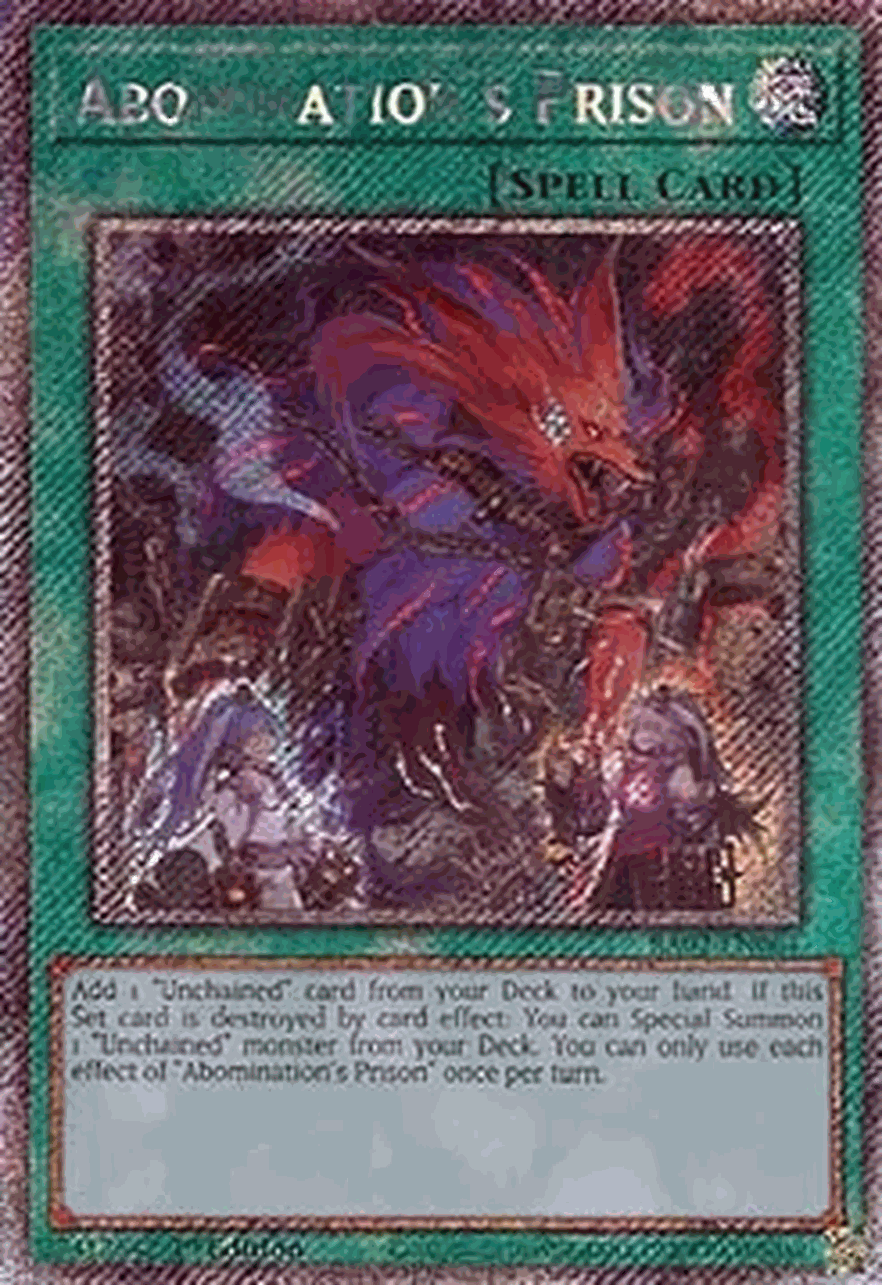 Abomination’s Prison (V.4 - Platinum Secret Rare)