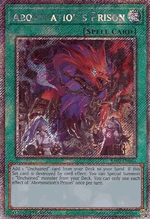 Abomination’s Prison (V.4 - Platinum Secret Rare)
