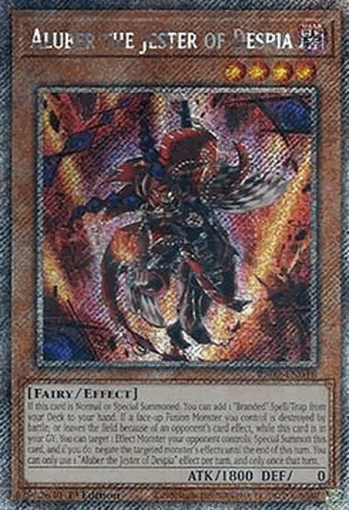 Aluber the Jester of Despia (V.4 - Platinum Secret Rare)