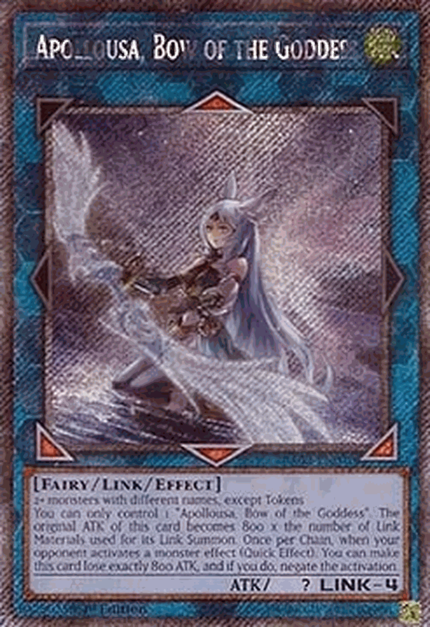 Apollousa, Bow of the Goddess (V.4 - Platinum Secret Rare)