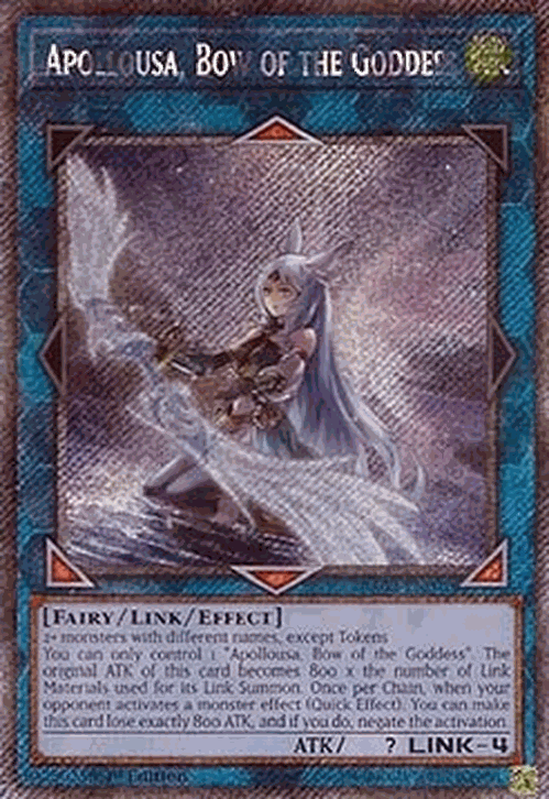 Apollousa, Bow of the Goddess (V.4 - Platinum Secret Rare)