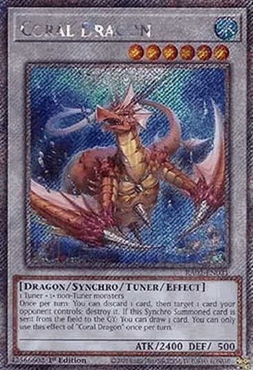 Coral Dragon (V.4 - Platinum Secret Rare)