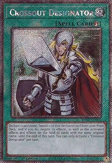 Crossout Designator (V.4 - Platinum Secret Rare)