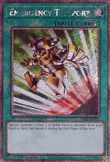 Emergency Teleport (V.4 - Platinum Secret Rare)
