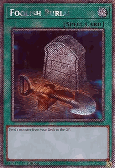 Foolish Burial (V.4 - Platinum Secret Rare)