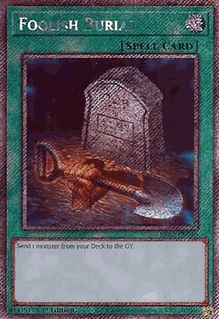 Foolish Burial (V.4 - Platinum Secret Rare)