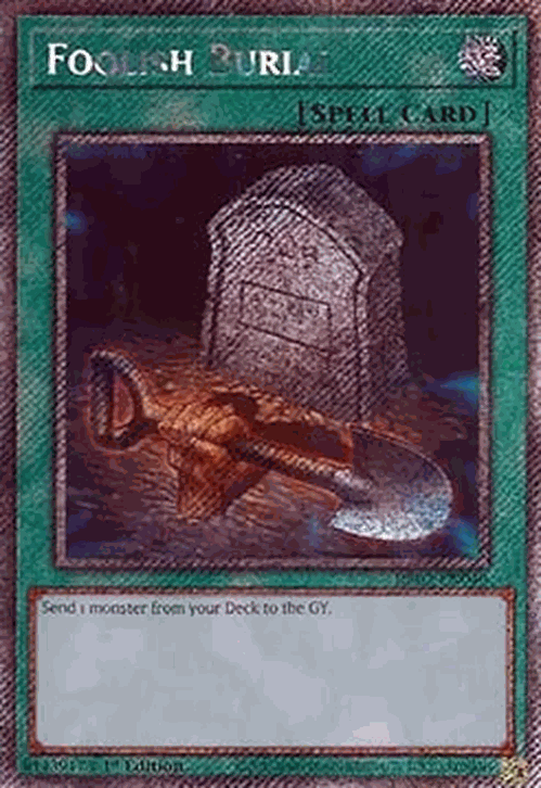 Foolish Burial (V.4 - Platinum Secret Rare)
