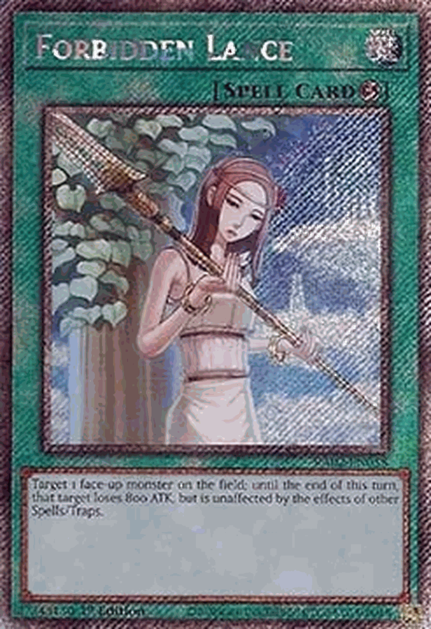 Forbidden Lance (V.4 - Platinum Secret Rare)