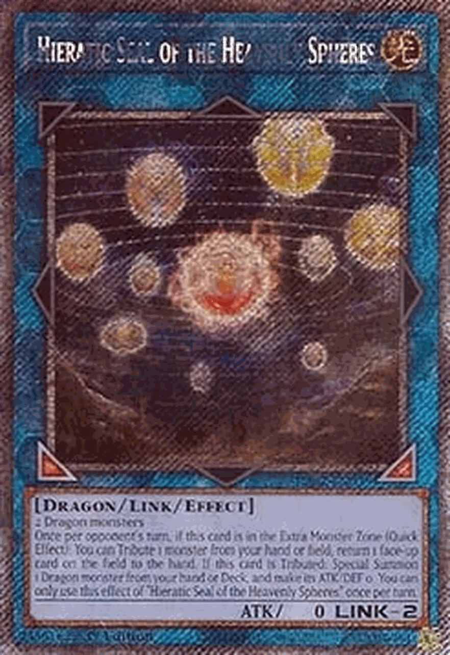 Hieratic Seal of the Heavenly Spheres (V.4 - Platinum Secret Rare)