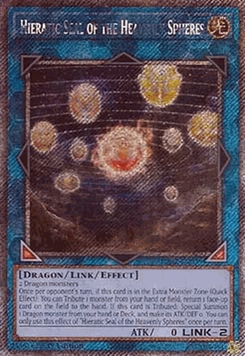 Hieratic Seal of the Heavenly Spheres (V.4 - Platinum Secret Rare)