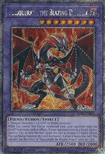 Masquerade the Blazing Dragon (V.4 - Platinum Secret Rare)