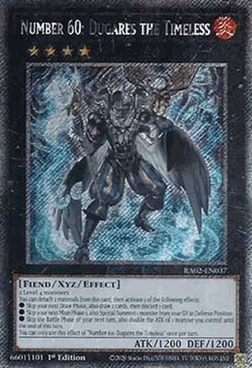 Number 60: Dugares the Timeless (V.4 - Platinum Secret Rare)