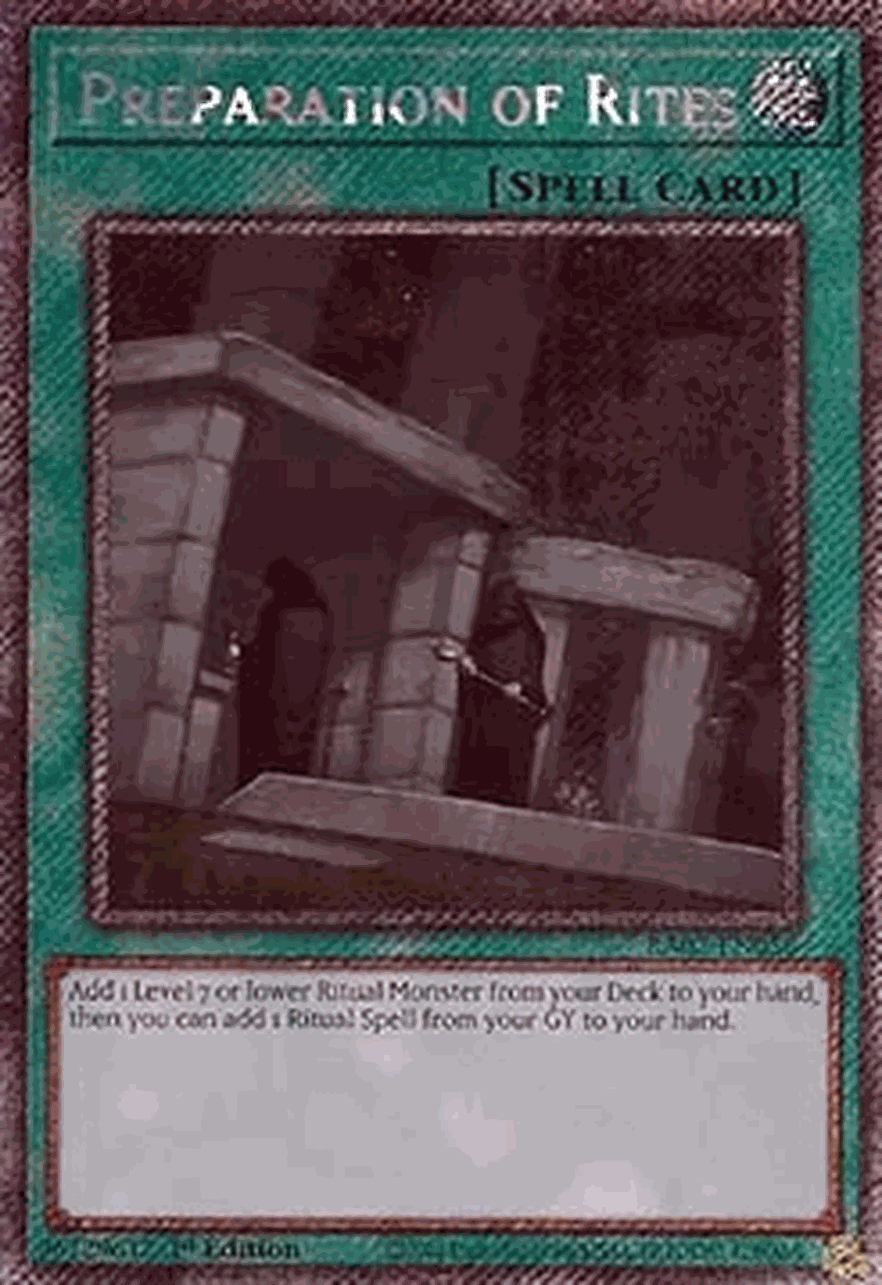 Preparation of Rites (V.4 - Platinum Secret Rare)