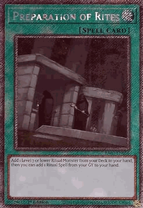 Preparation of Rites (V.4 - Platinum Secret Rare)