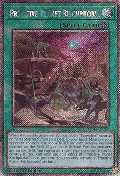Primitive Planet Reichphobia (V.4 - Platinum Secret Rare)