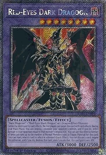 Red-Eyes Dark Dragoon (V.4 - Platinum Secret Rare)