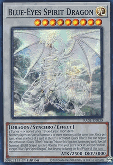 Blue-Eyes Spirit Dragon (V.1 - Super Rare)