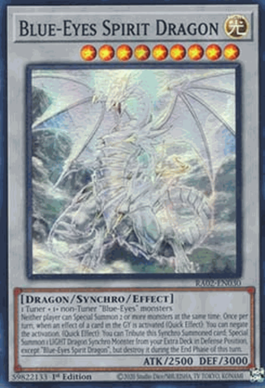Blue-Eyes Spirit Dragon (V.1 - Super Rare)
