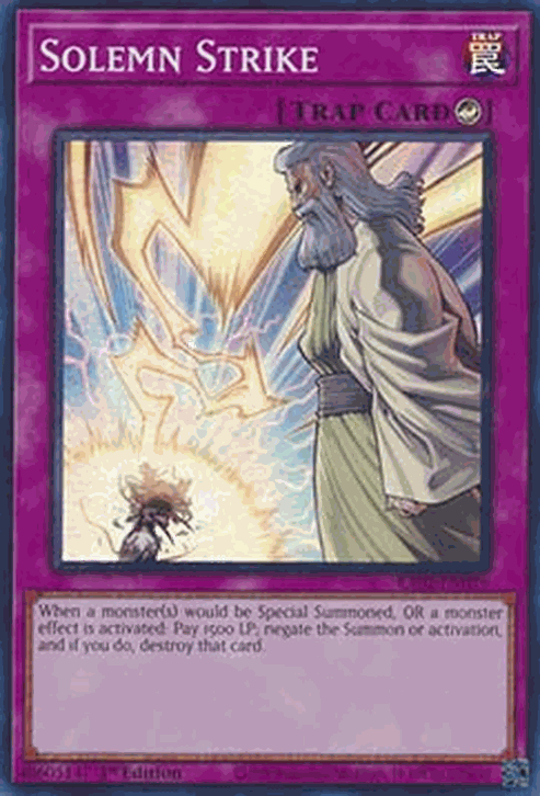 Solemn Strike (V.1 - Super Rare)