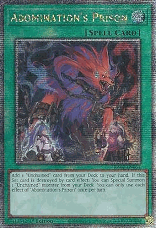 Abomination’s Prison (V.5 - Quarter Century Secret Rare)