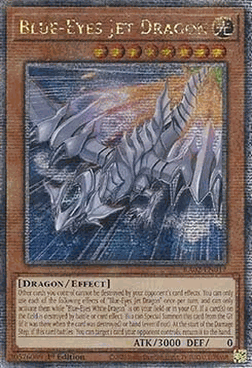 Blue-Eyes Jet Dragon (V.5 - Quarter Century Secret Rare)