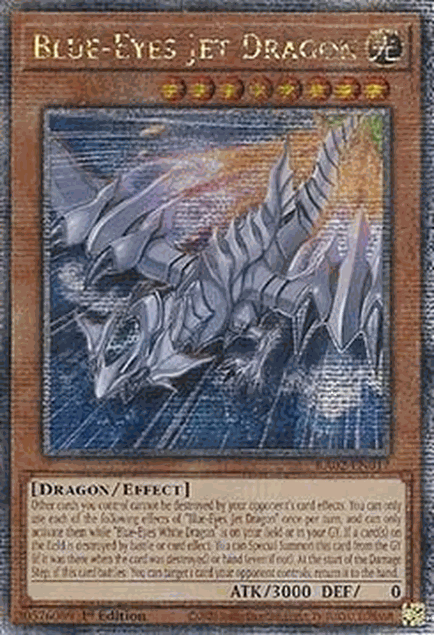 Blue-Eyes Jet Dragon (V.5 - Quarter Century Secret Rare)