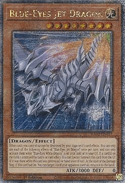 Blue-Eyes Jet Dragon (V.5 - Quarter Century Secret Rare)