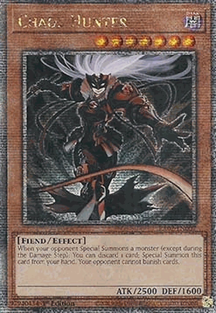 Chaos Hunter (V.5 - Quarter Century Secret Rare)