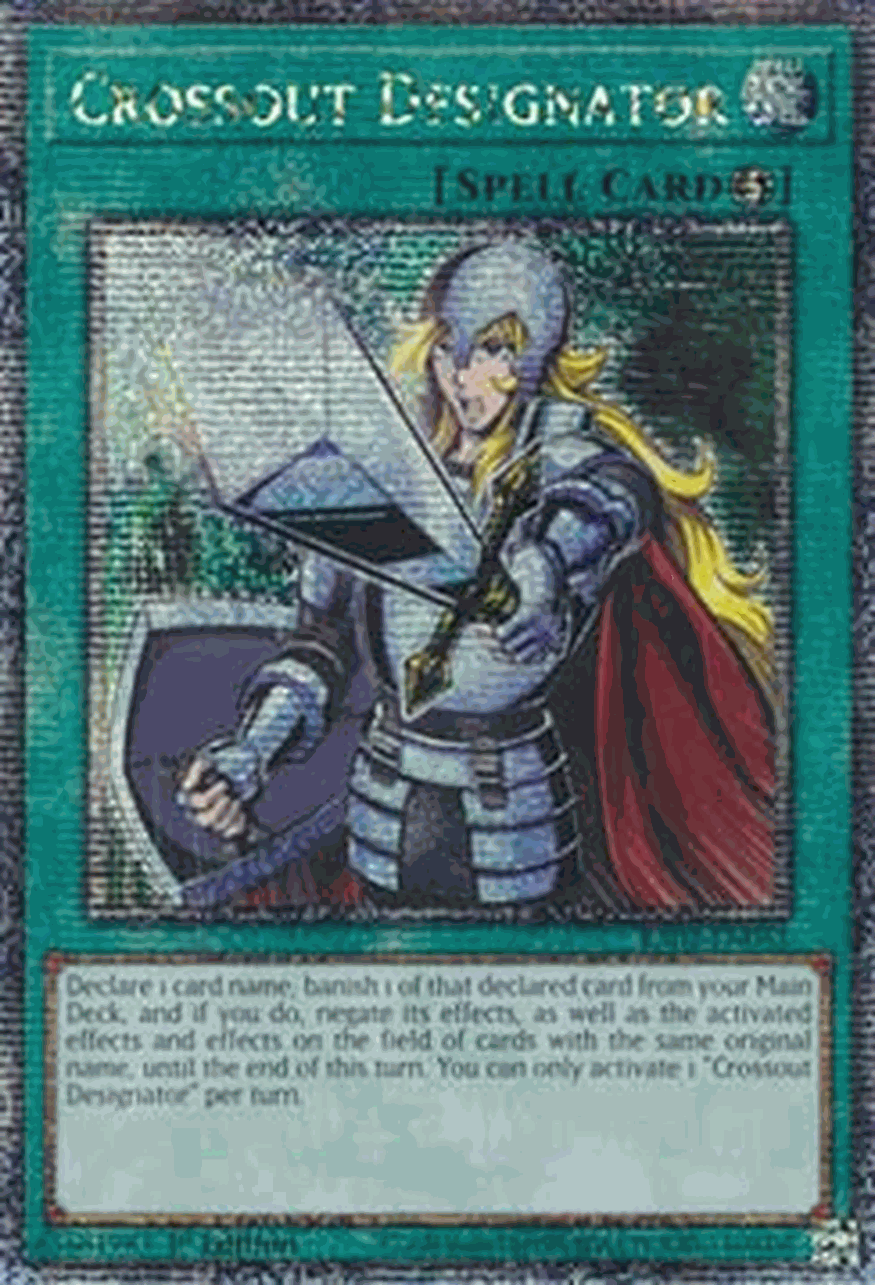 Crossout Designator (V.5 - Quarter Century Secret Rare)