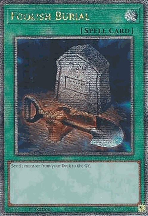 Foolish Burial (V.5 - Quarter Century Secret Rare)