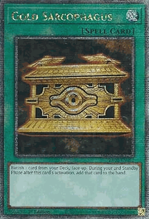 Gold Sarcophagus (V.5 - Quarter Century Secret Rare)