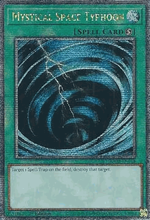 Mystical Space Typhoon (V.5 - Quarter Century Secret Rare)