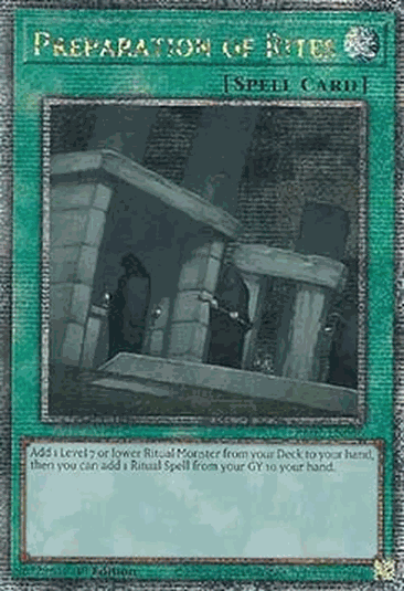 Preparation of Rites (V.5 - Quarter Century Secret Rare)