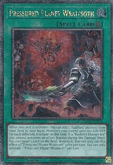 Pressured Planet Wraitsoth (V.5 - Quarter Century Secret Rare)