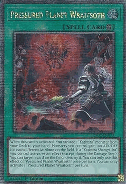 Pressured Planet Wraitsoth (V.5 - Quarter Century Secret Rare)