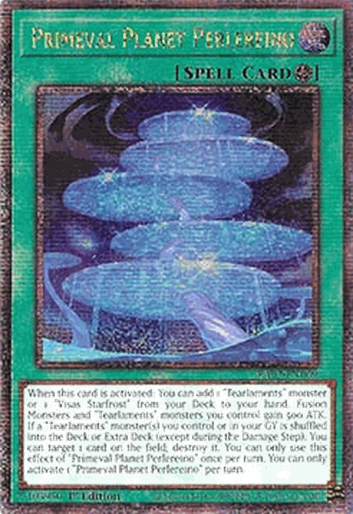 Primeval Planet Perlereino (V.5 - Quarter Century Secret Rare)