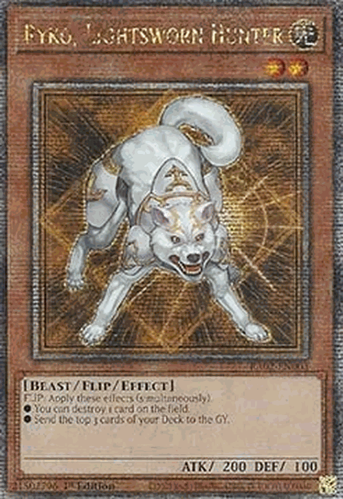 Ryko, Lightsworn Hunter (V.5 - Quarter Century Secret Rare)