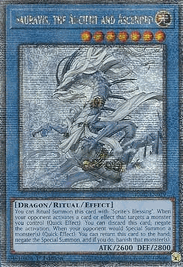 Sauravis, the Ancient and Ascended (V.5 - Quarter Century Secret Rare)